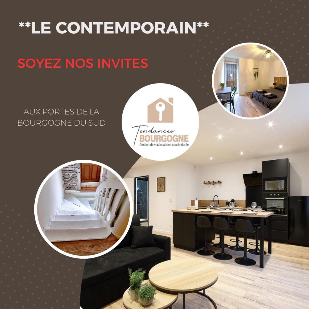 Ferienwohnung Le Contemporain Saint-Laurent-sur-Saone Exterior foto